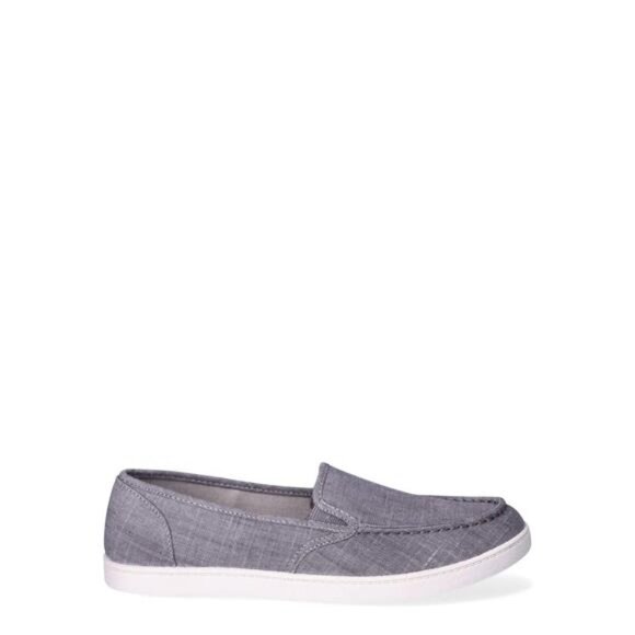 Women's Slip-On Surf Moc Sneakers - Memory Foam Insole, Size 9, Gray - Picture 2 of 5